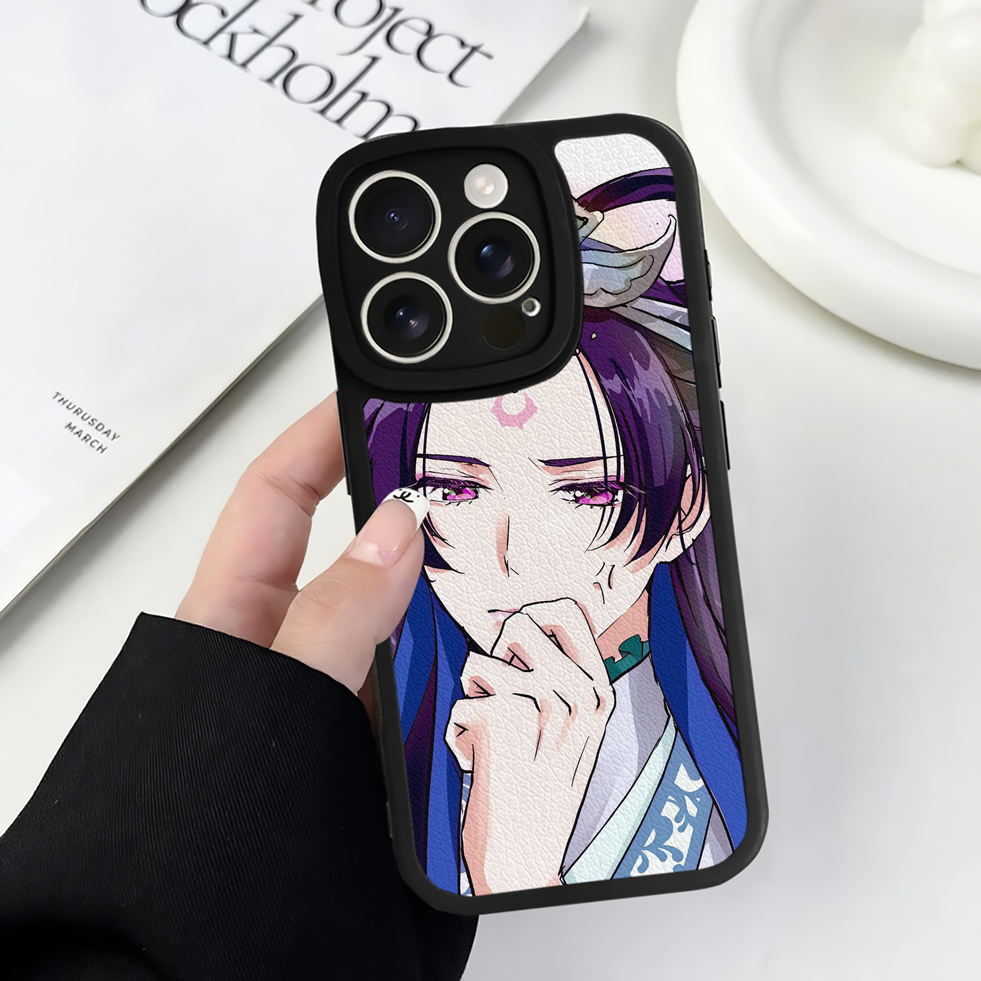 薬屋のひとりごと The Apothecary Diaries 【iPhone 16シリーズ対応】シリコンスマホケース（レザー調） 材質：シリコン